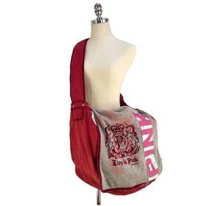 PINK by Victorias Secret - Oversized Messenger Bag - Vintage/Distressed